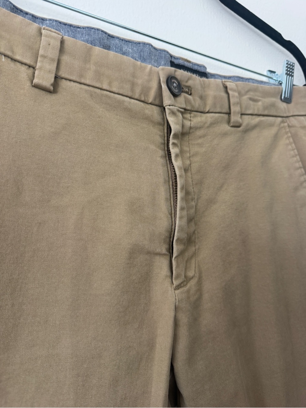 Banana Republic Fulton Skinny Chino Pants | Khaki | 33x34 - Picture 3 of 6
